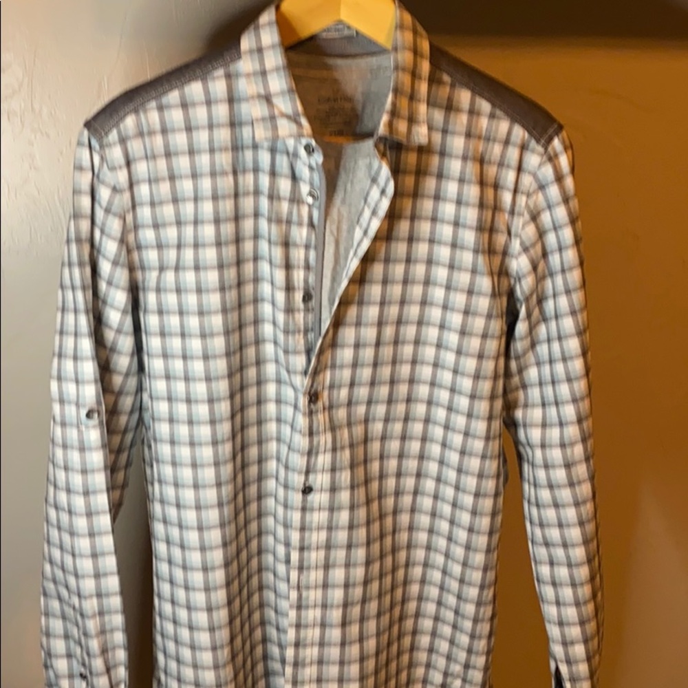 Calvin Klein Men’s Button down with undershirt